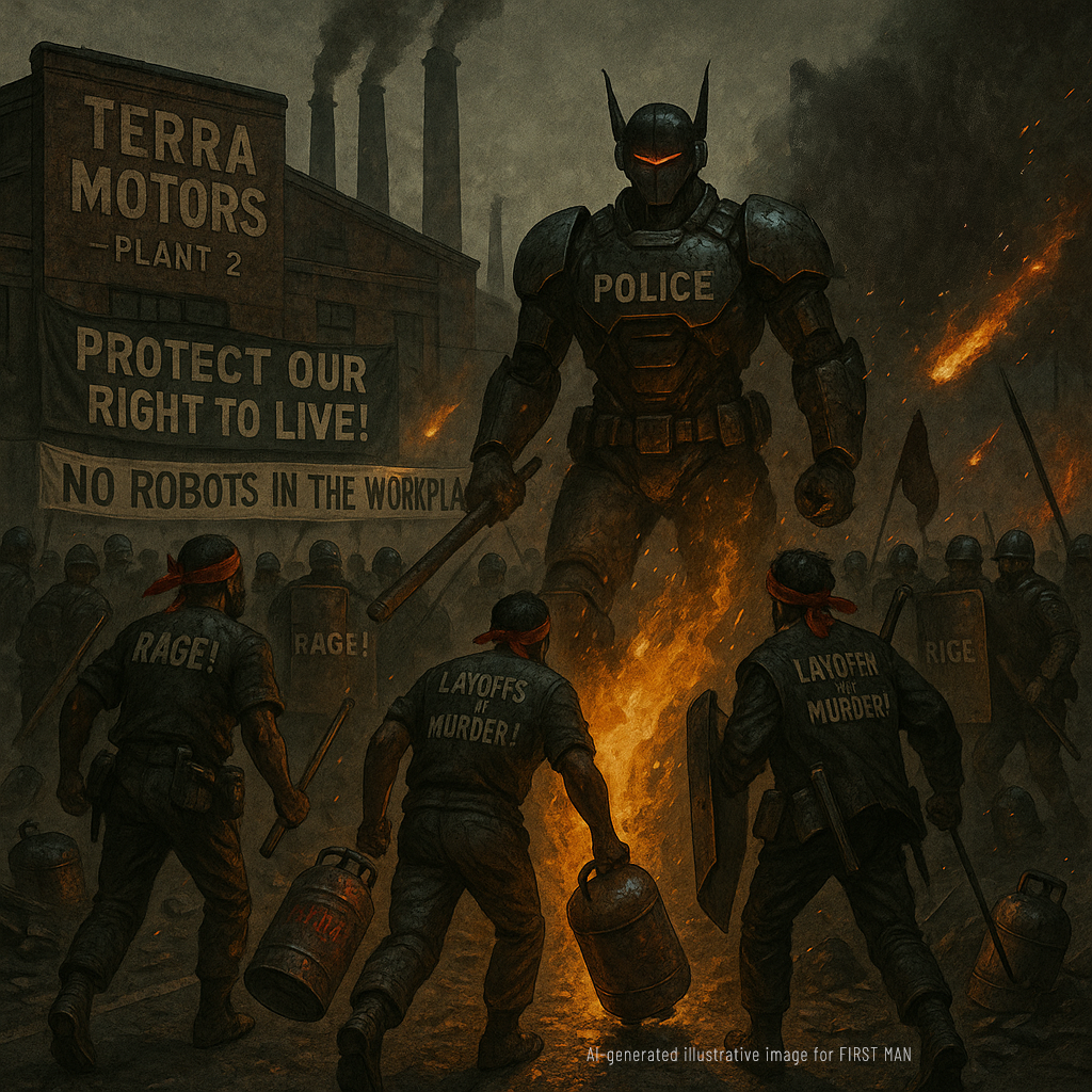 FIRST MAN — Ep 01: PLUTO. Part 1 – The Riot